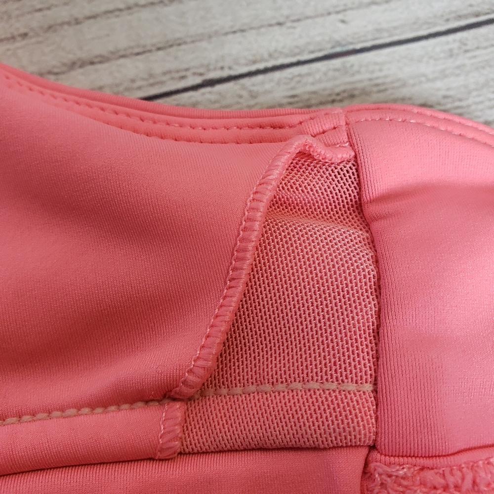Women's Fabletics Adjustable Pink Purple Sports Bra - Picture 4 of 14
